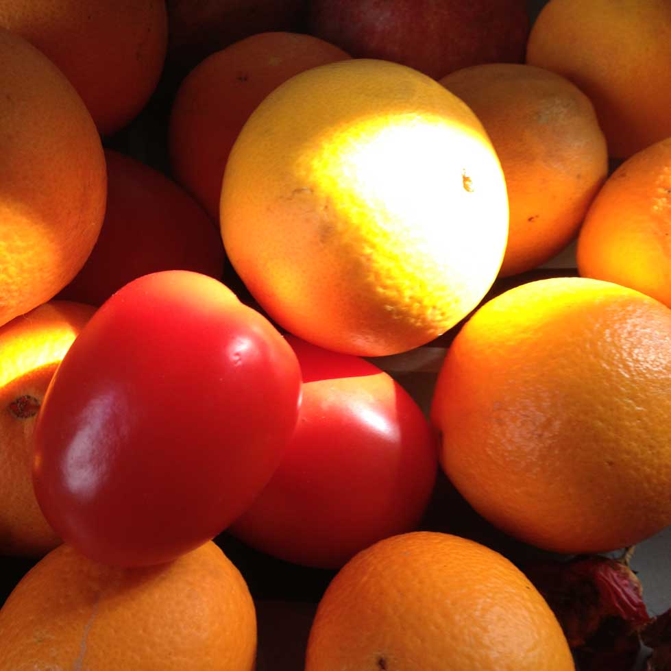 Laranjas/tomate